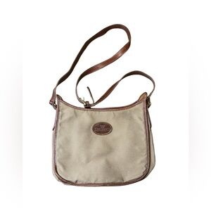 🤠✨ Vintage King‎ Ranch Canvas Leather Trim Crossbody Shoulder Bag ✨🤠